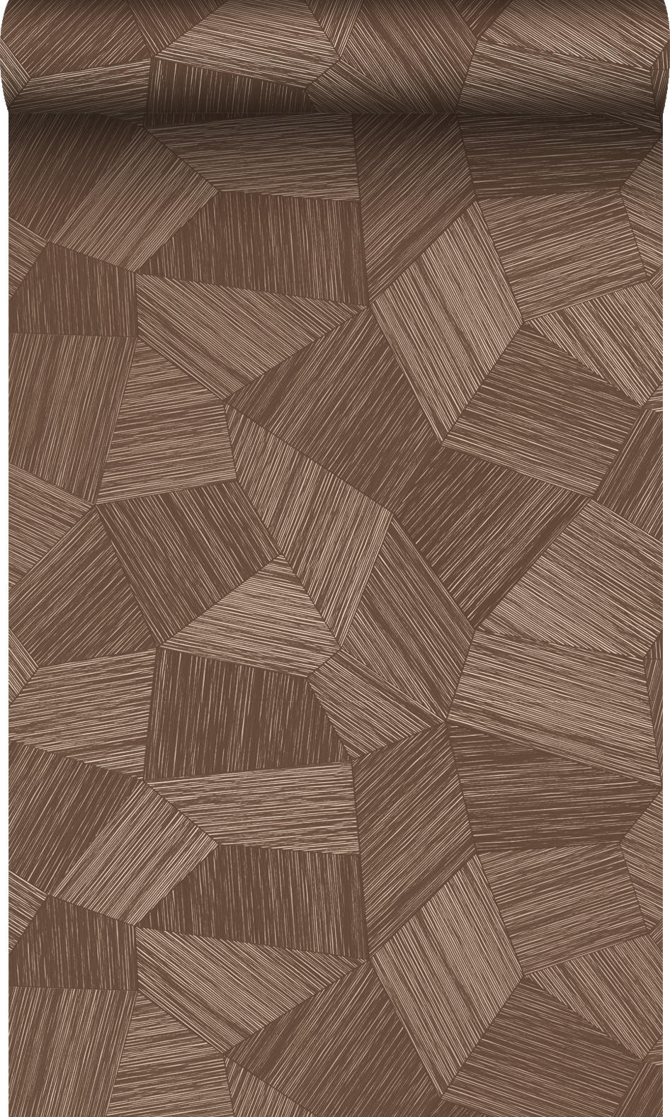 TAPETE 3D-Muster 53 cm x 10.05 m - Braun, Papier (53/1000cm) - Origin Wallcoverings