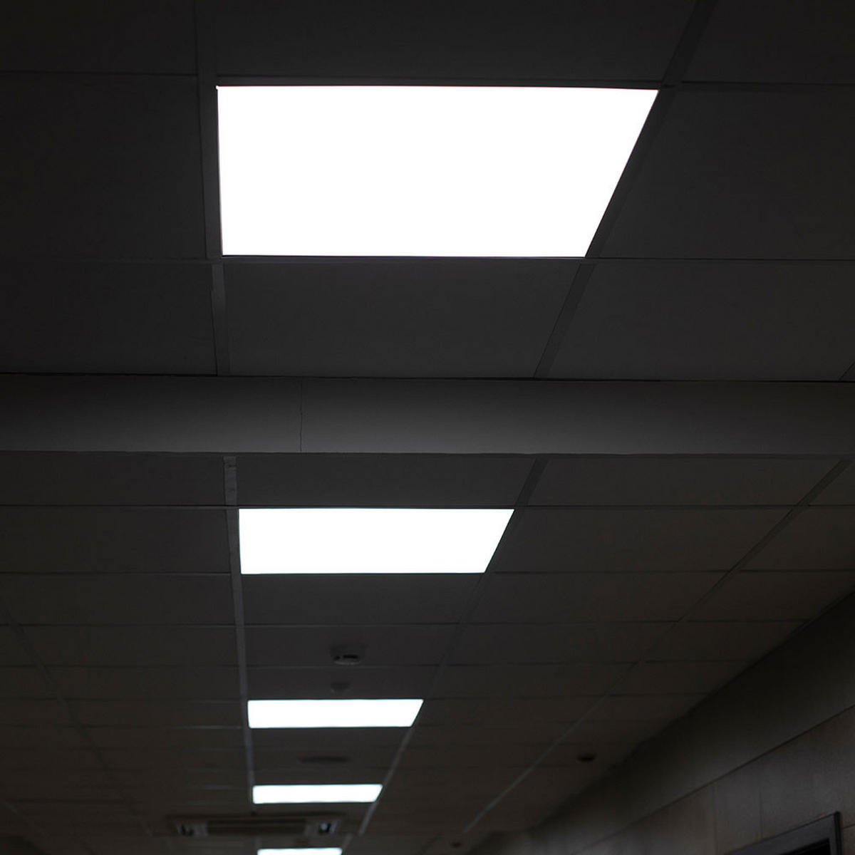 LED DECKENLEUCHTE Weiß Kunststoff eckig - Weiß, Metall (62/62/3.4cm)