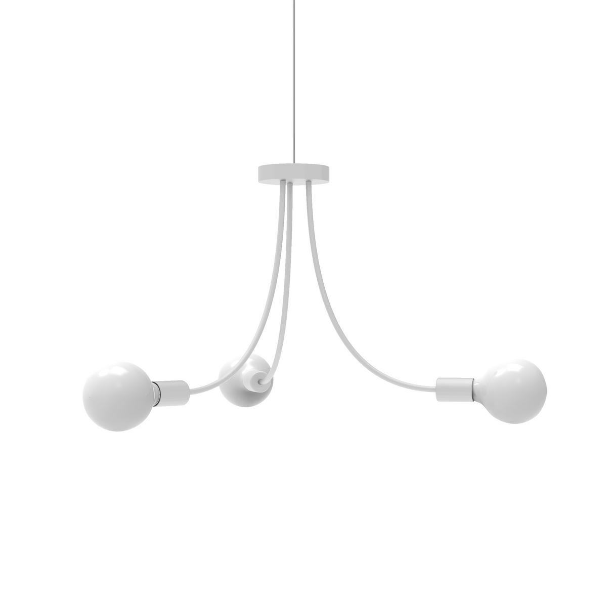 HÄNGELEUCHTE - Weiß, Metall (60/60/40cm) - Lumicom