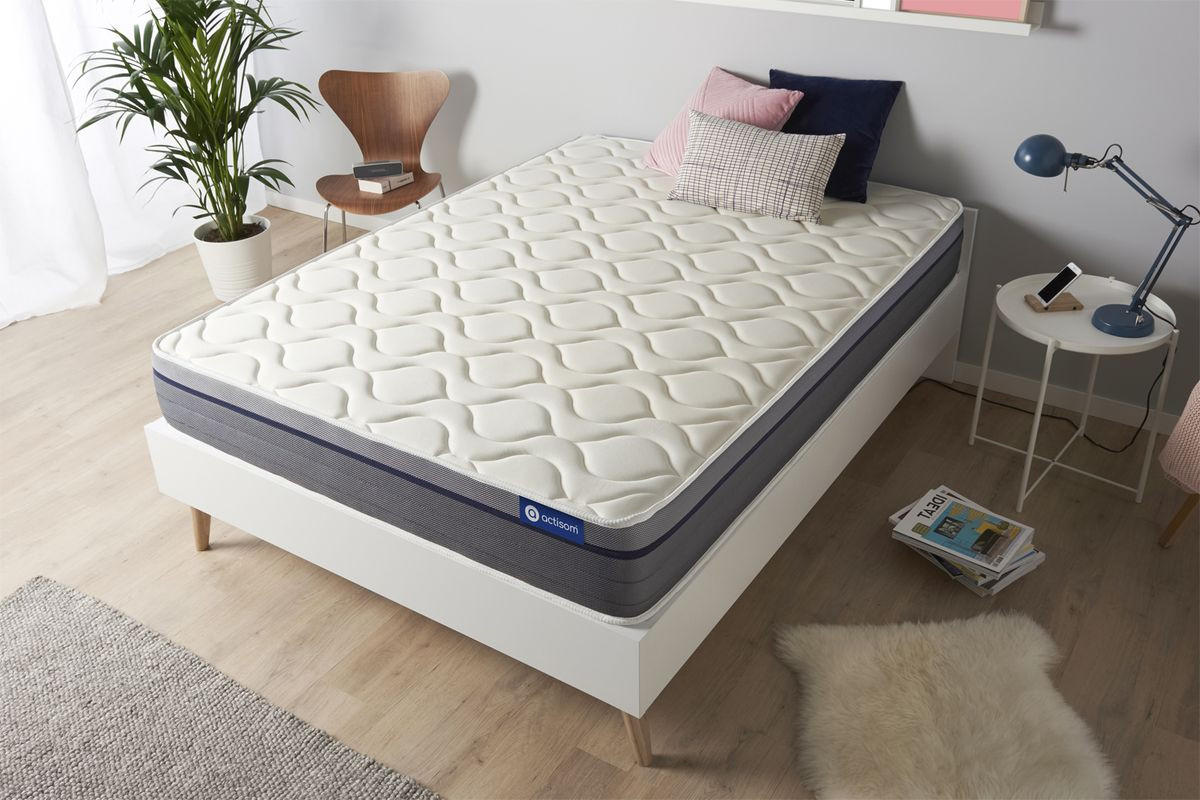 MATRATZE Actimemo zen Memory-Schaum 105 x 200 cm h1 - Weiß, Textil (105/200cm) - ACTISOM