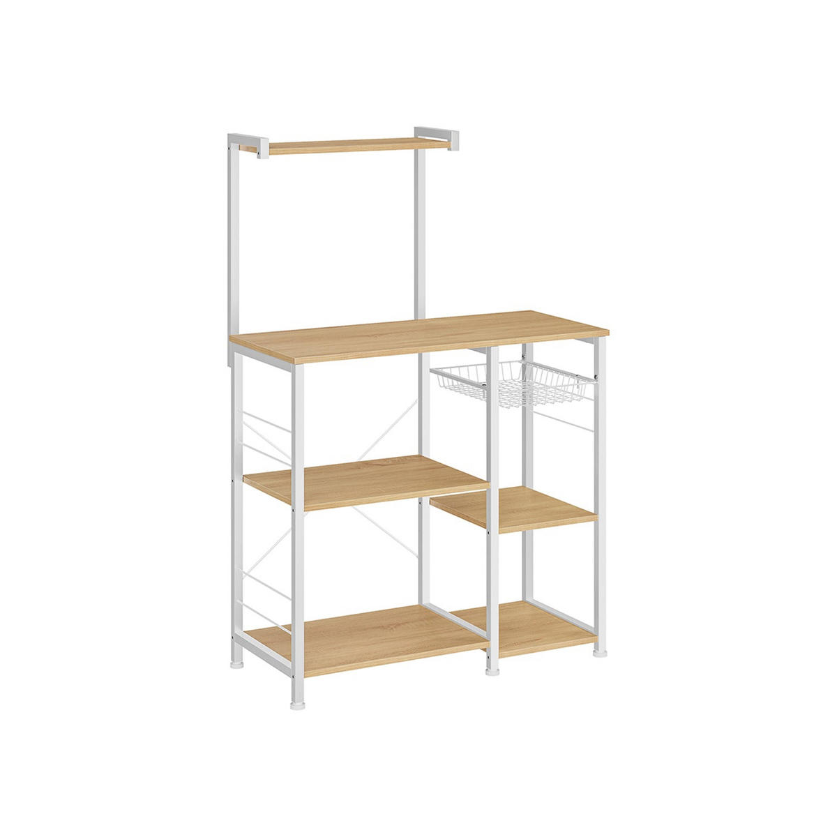 KÜCHENREGAL SOFIA - Beige, Holzwerkstoff (90/134/40cm) - Hansiro