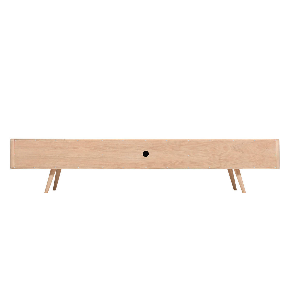 TV-LOWBOARD - Wildeiche teilmassiv - Wildeiche, Holzwerkstoff (225/45/42cm) - home24