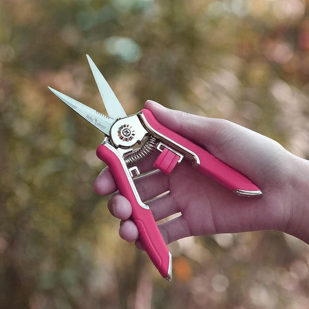 GARTENSCHERE 16,5 cm mit Soft-Touch-Griff Rot - Rot, Metall (6/1.5/16.5cm)