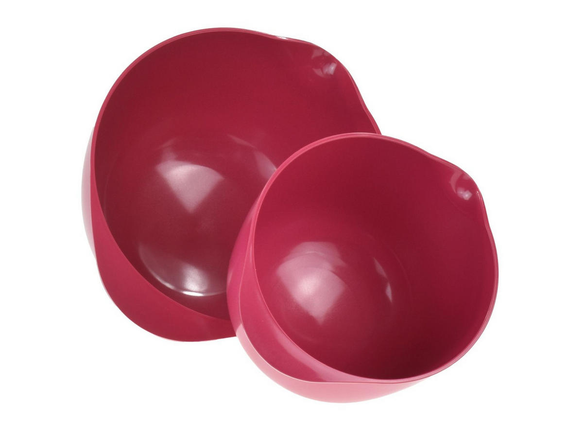 RÜHRSCHÜSSEL-SET Margrethe New dunkel pink (2tlg) - Pink, Kunststoff (21/15cm) - Rosti