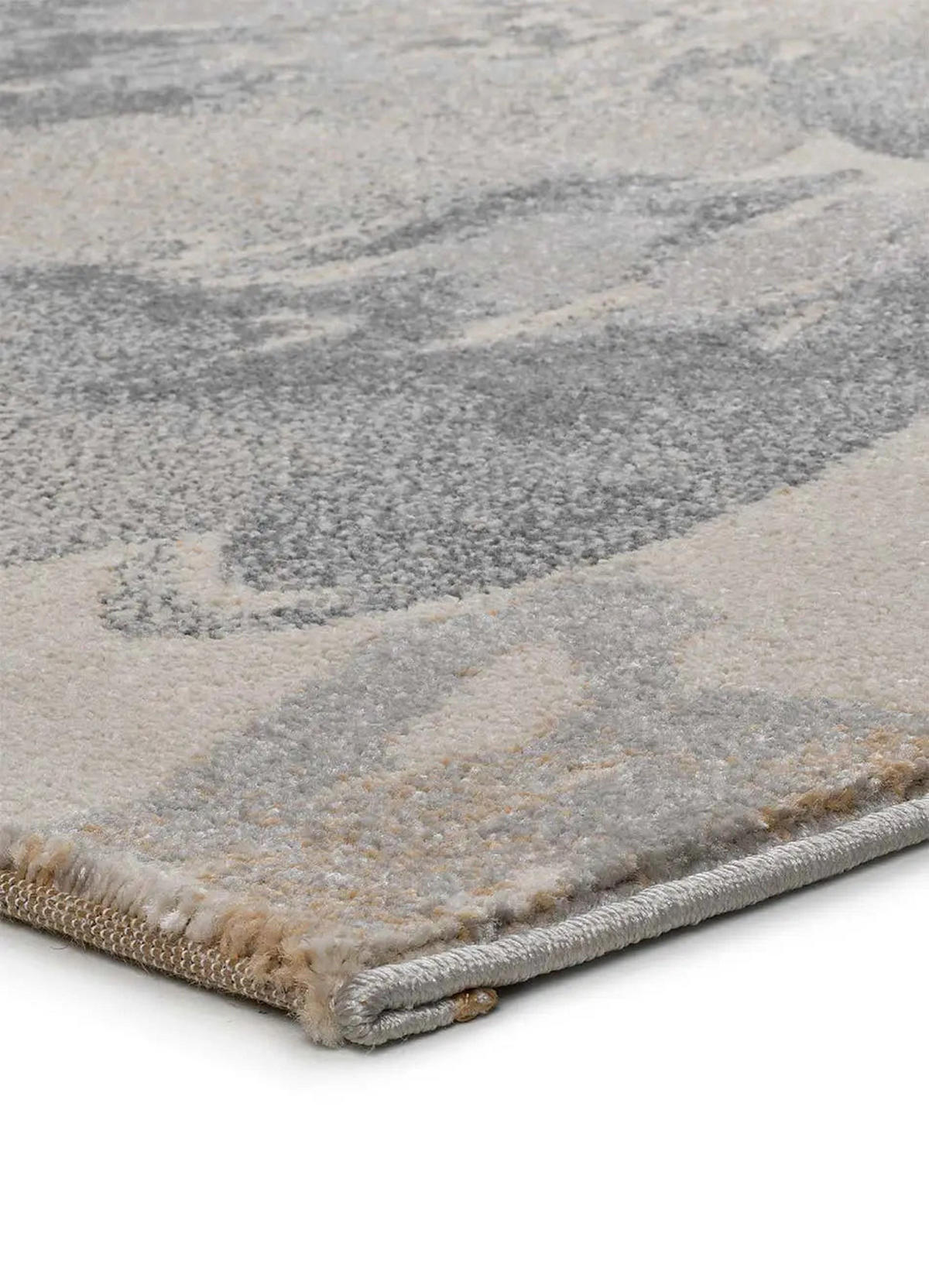 WEBTEPPICH Grau / Beige Flores Sunset 140/200 cm - Beige/Grau, Naturmaterialien/Textil (140/200cm) - Atticgo