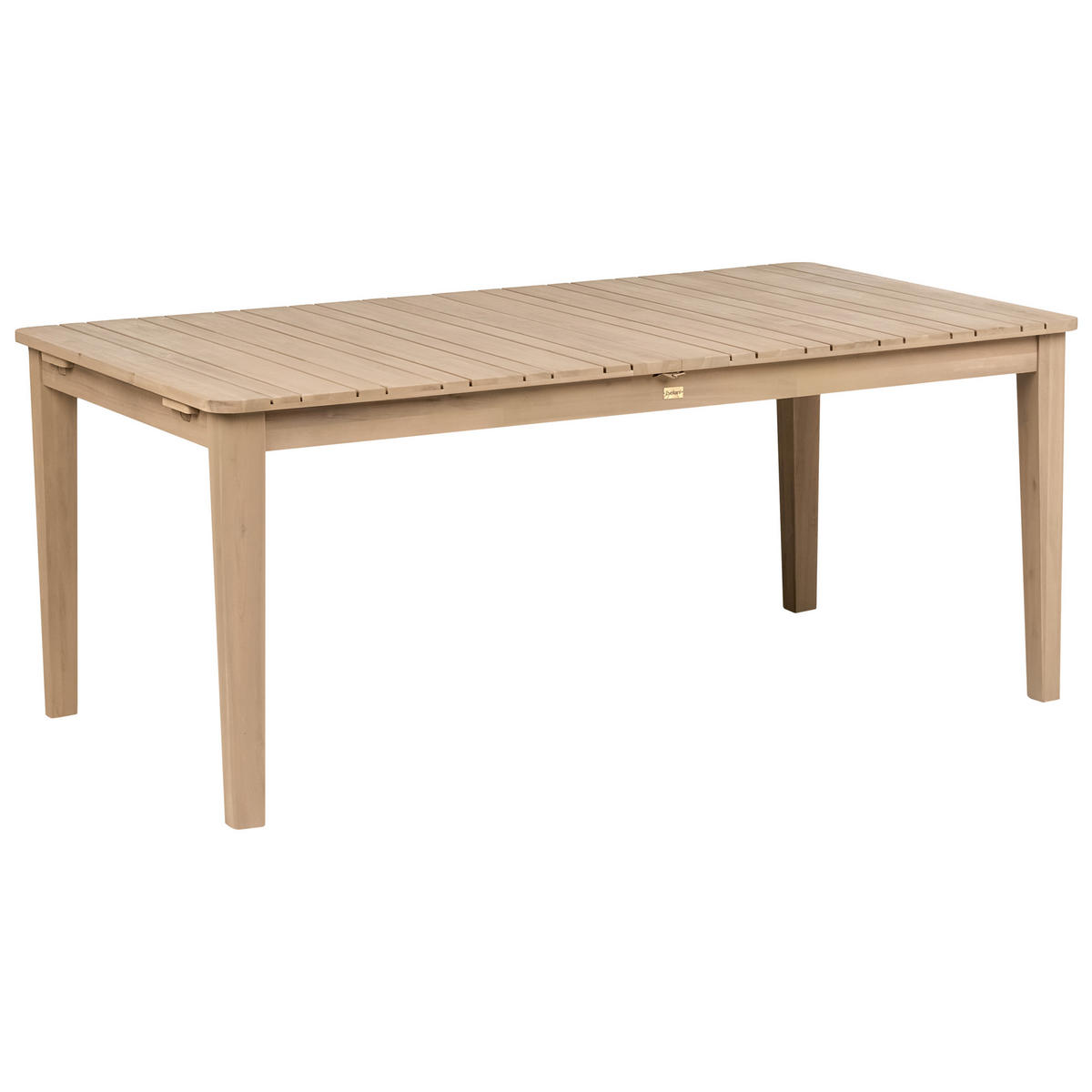 GARTENTISCH ausziehbar 180/280/100 cm zertifiziertes Akazienholz Hellbraun Toscanella - Hellbraun/Braun, Holz (180/100/75cm) - Beliani