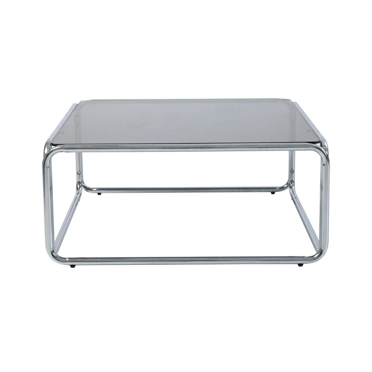 COUCHTISCH, Schwarz - Schwarz, Glas/Metall (90/90/40cm) - Oviala