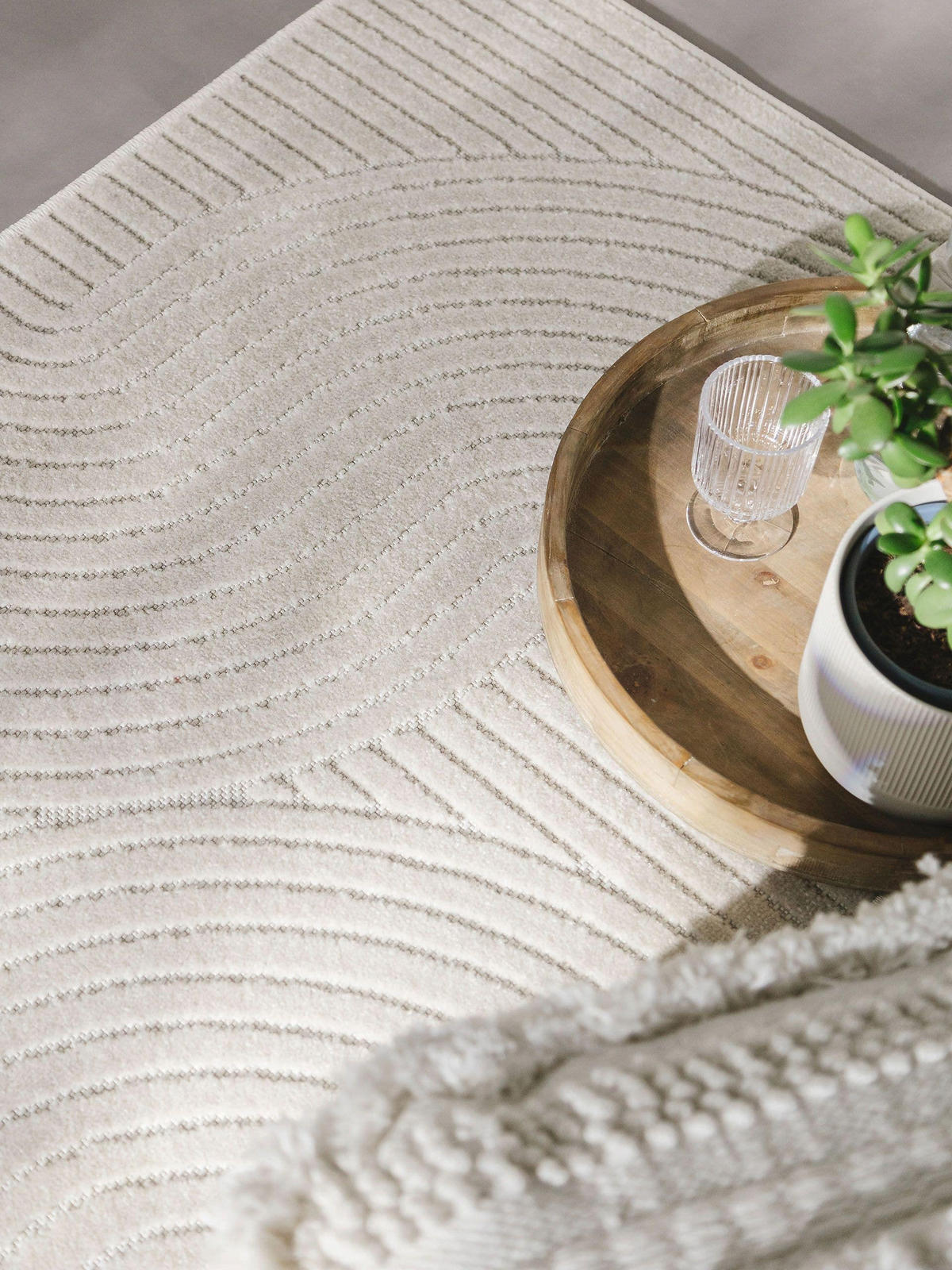 OUTDOORLÄUFER Mars Cream 80x240 cm - Creme, Textil (80/240cm) - benuta Pop