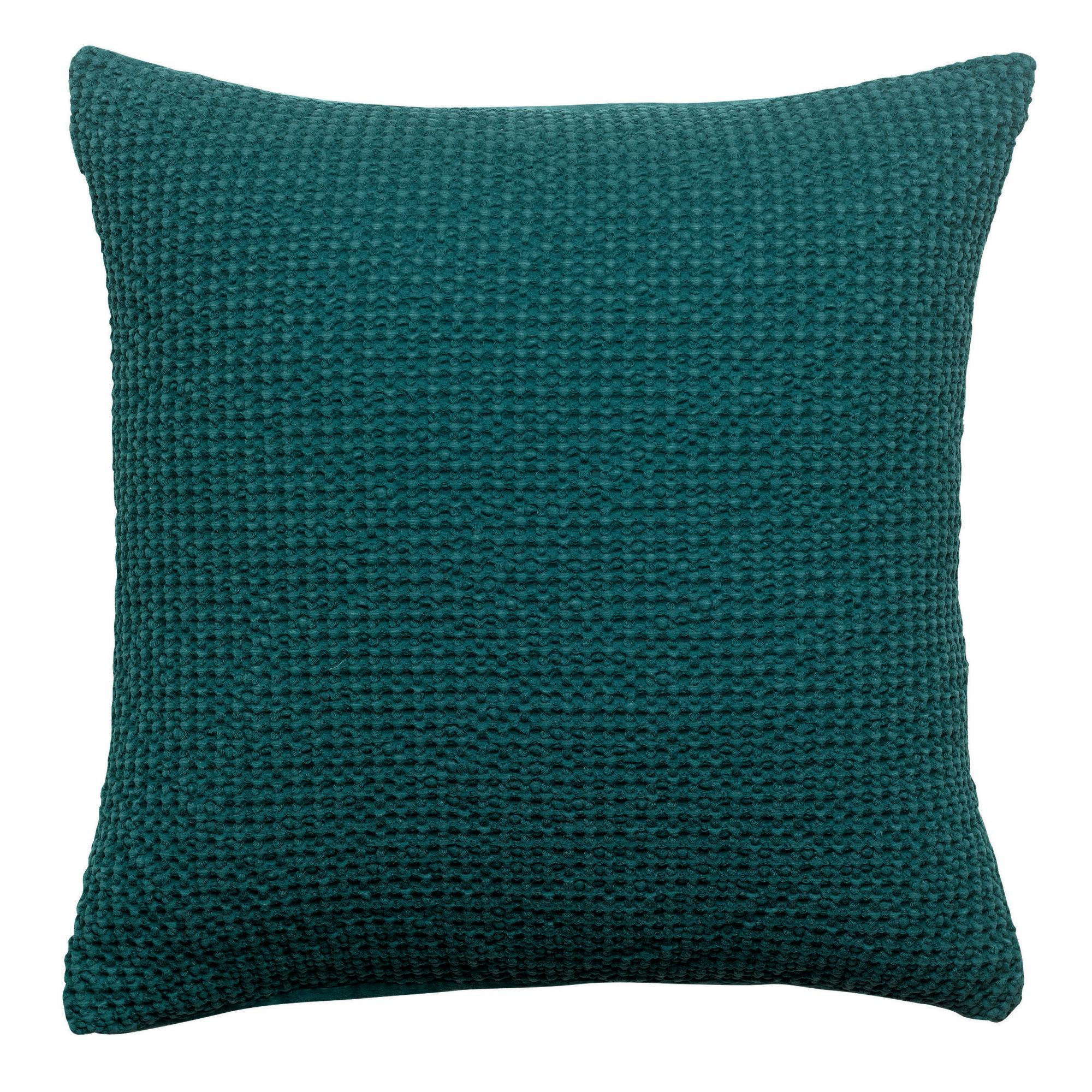 KISSEN Maia petrolgrün 45 x 45 cm - Petrol, Textil (45/45cm) - Vivaraise