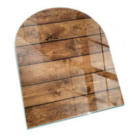 GLASPLATTE für Kamin 80x70 cm Braun - Braun, Glas (80/70/0.4cm) - ArtPrintCave