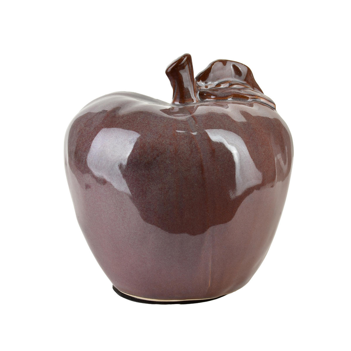 DEKOFIGUR Saggio grau 12/10/12.5 cm Keramik - Lila, Keramik (12/12.5/10cm) - Mondex