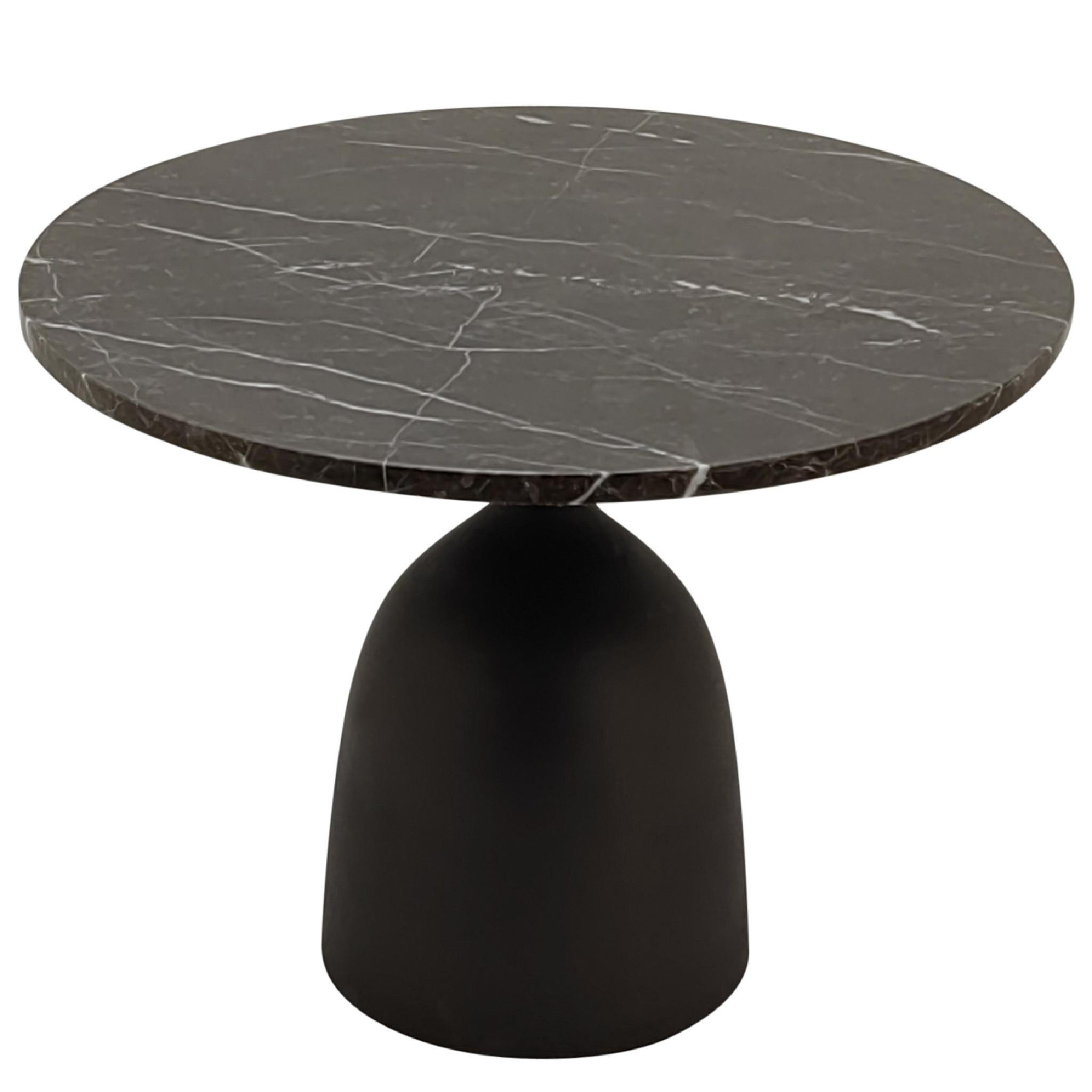 BEISTELLTISCH Patras Braun 60/60/45cm - Braun, Stein (60/60/45cm) - PTMD Collection
