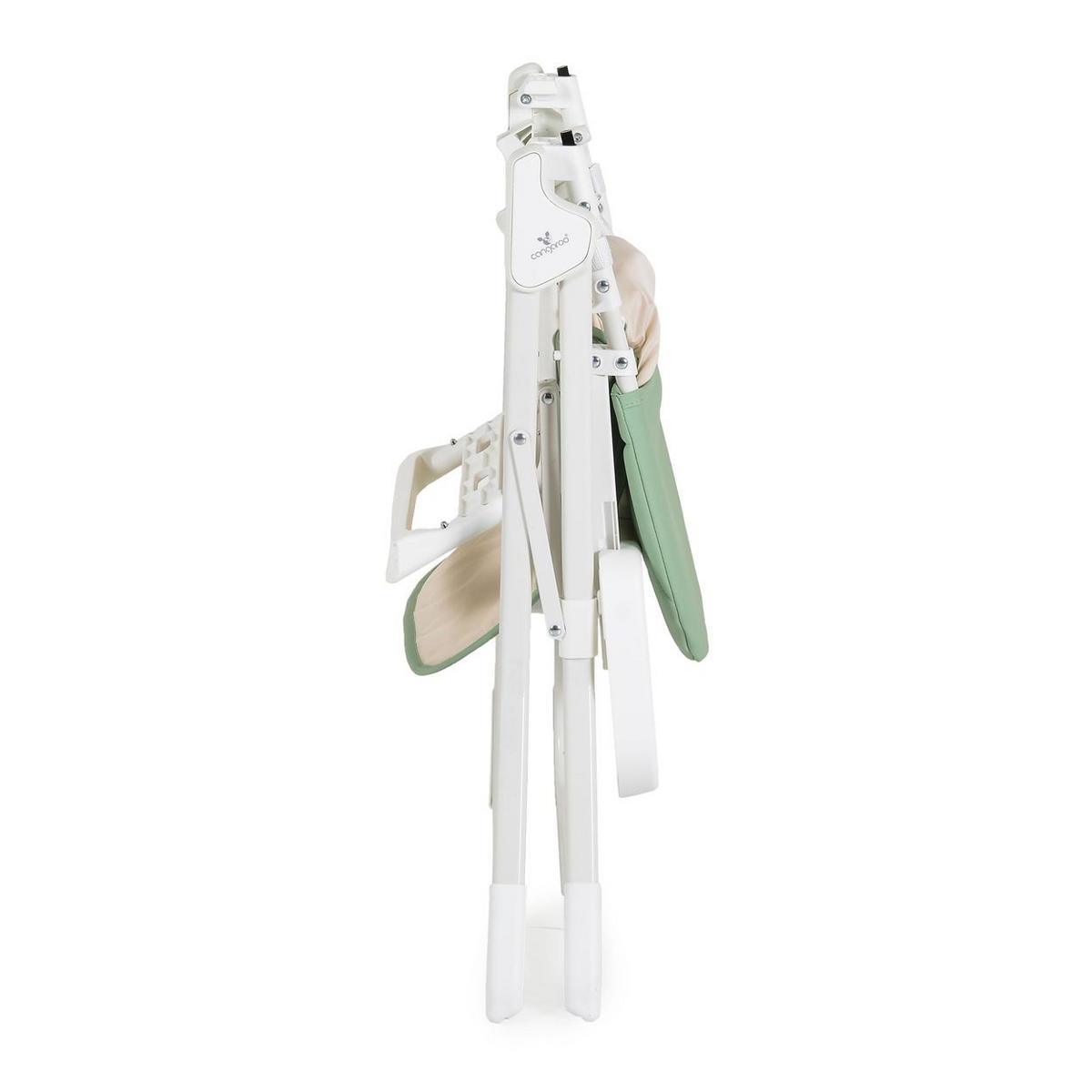 HOCHSTUHL Waffel grün Fußstütze verstellbar, zusammenklappbar, Gurt - Grün, Metall (60/105/71cm) - Cangaroo
