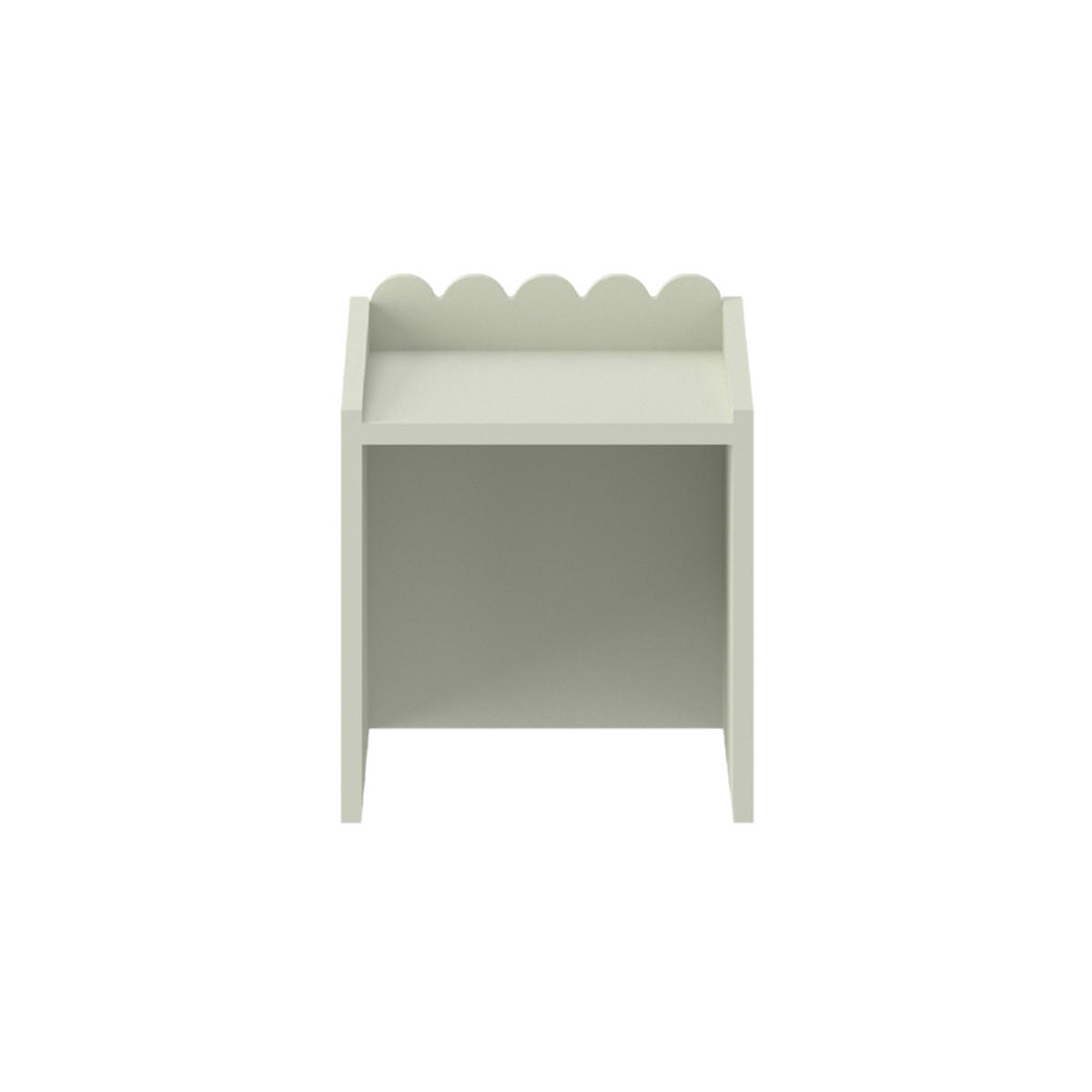 PSACÍ STŮL Book Nook Šalvějově zelená - zelená barva, kompozitní dřevo (31/35.5/31cm) - Petits-meubles