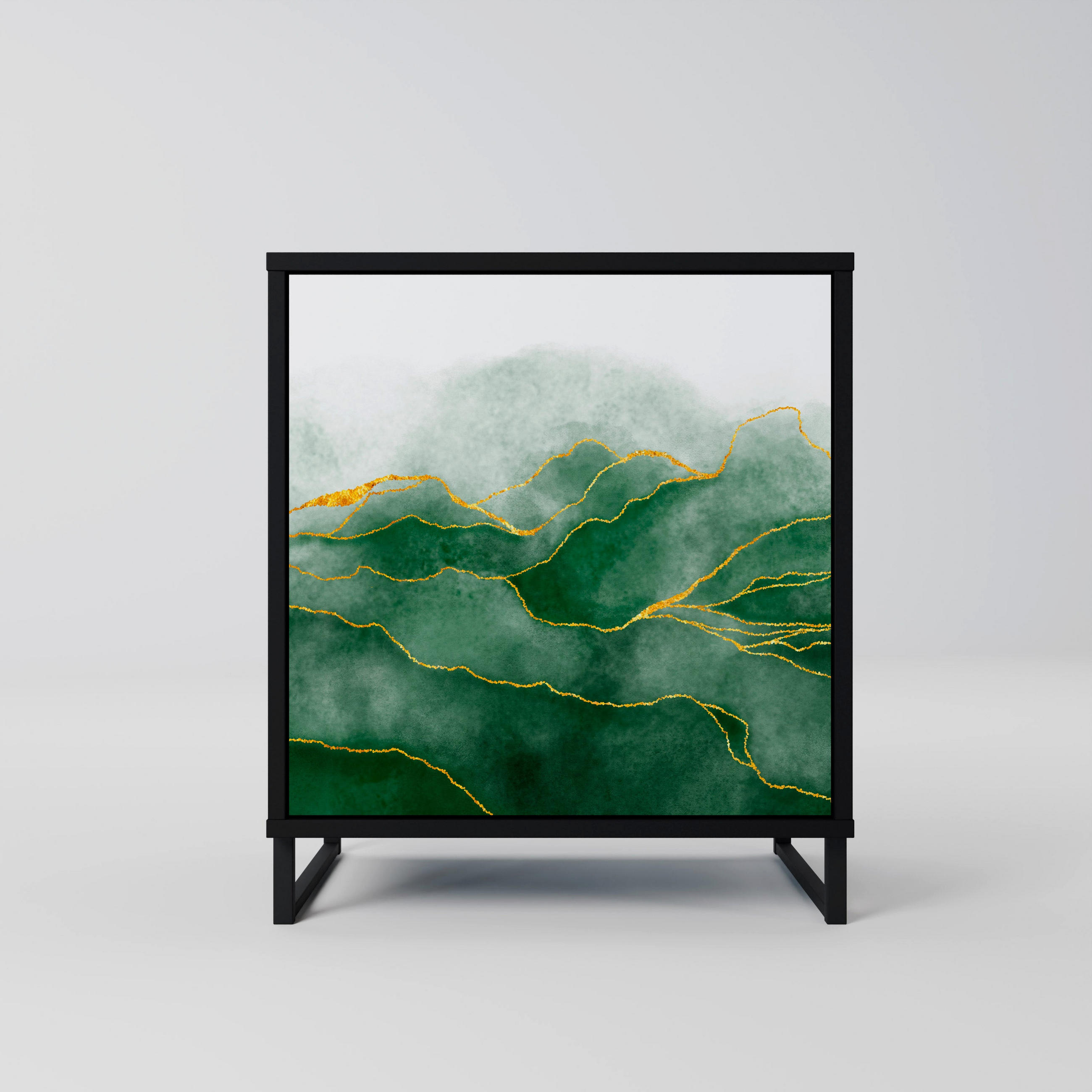 SpaceRebels Sideboard Schwarz 57.5x67.5x42 cm
