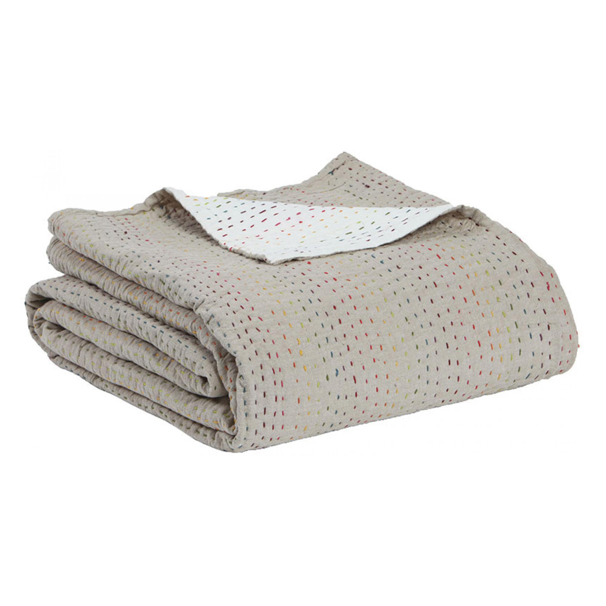 BETTÜBERWURF Gastounet multico 260 x 260 cm - Multicolor, Textil (260/260cm) - Vivaraise