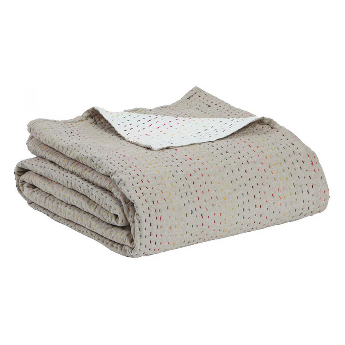 BETTÜBERWURF Gastounet multico 260 x 260 cm - Multicolor, Textil (260/260cm) - Vivaraise