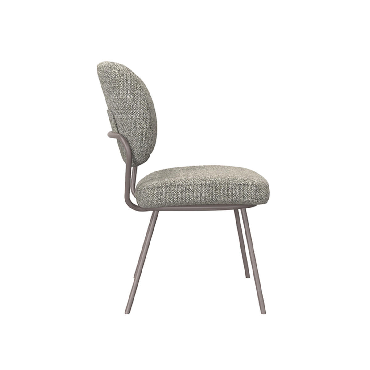 ESSZIMMERSTUHL Singapore Grau 63/49/90 cm 2er-Set - Grau, Textil (49/90/63cm) - LABEL51