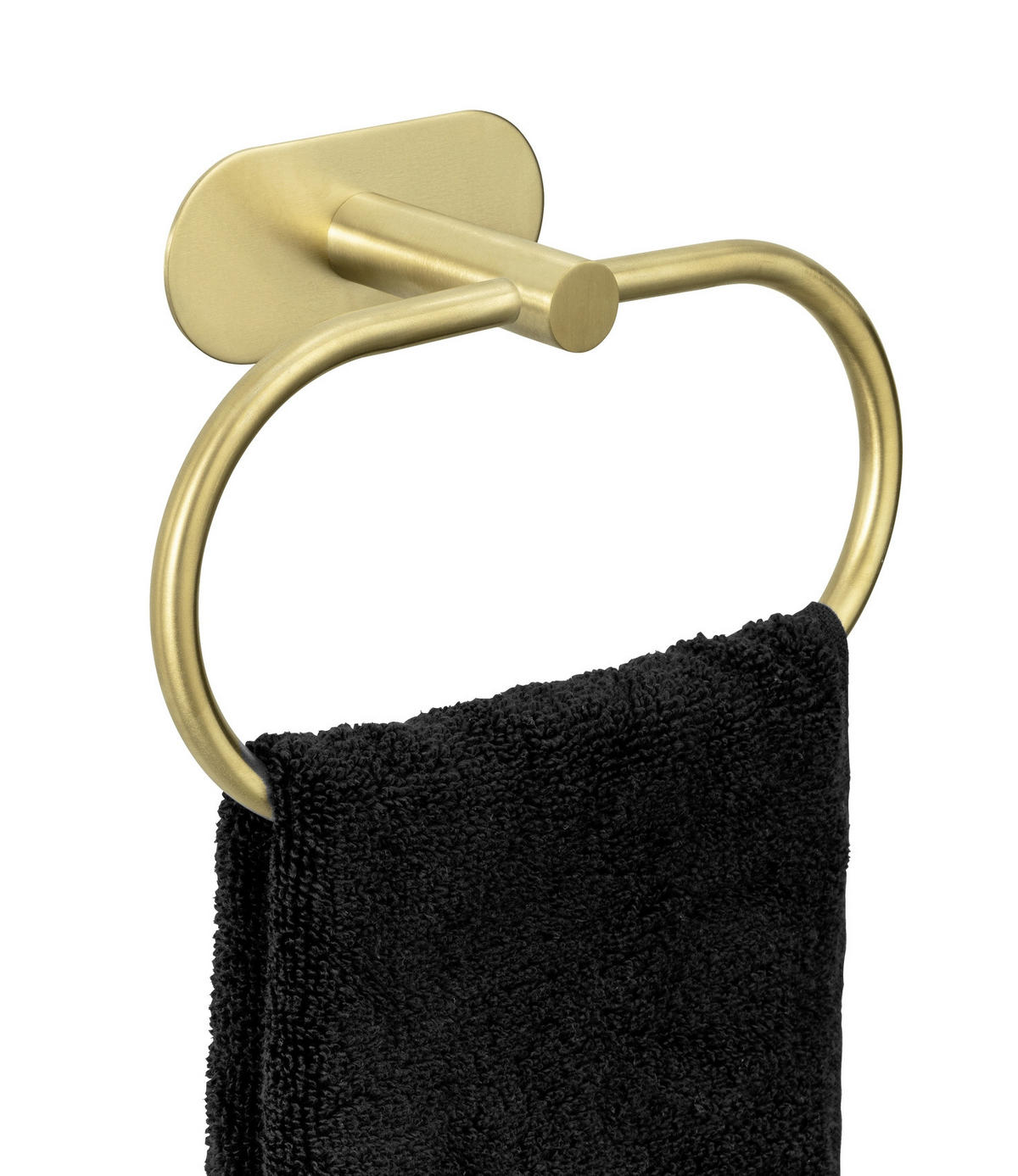 HANDTUCHRING Turbo - Loc Orea Shine 7,5/20,5/12,5 cm - Goldfarben, Metall (20.5/12.5/7.5cm) - Wenko