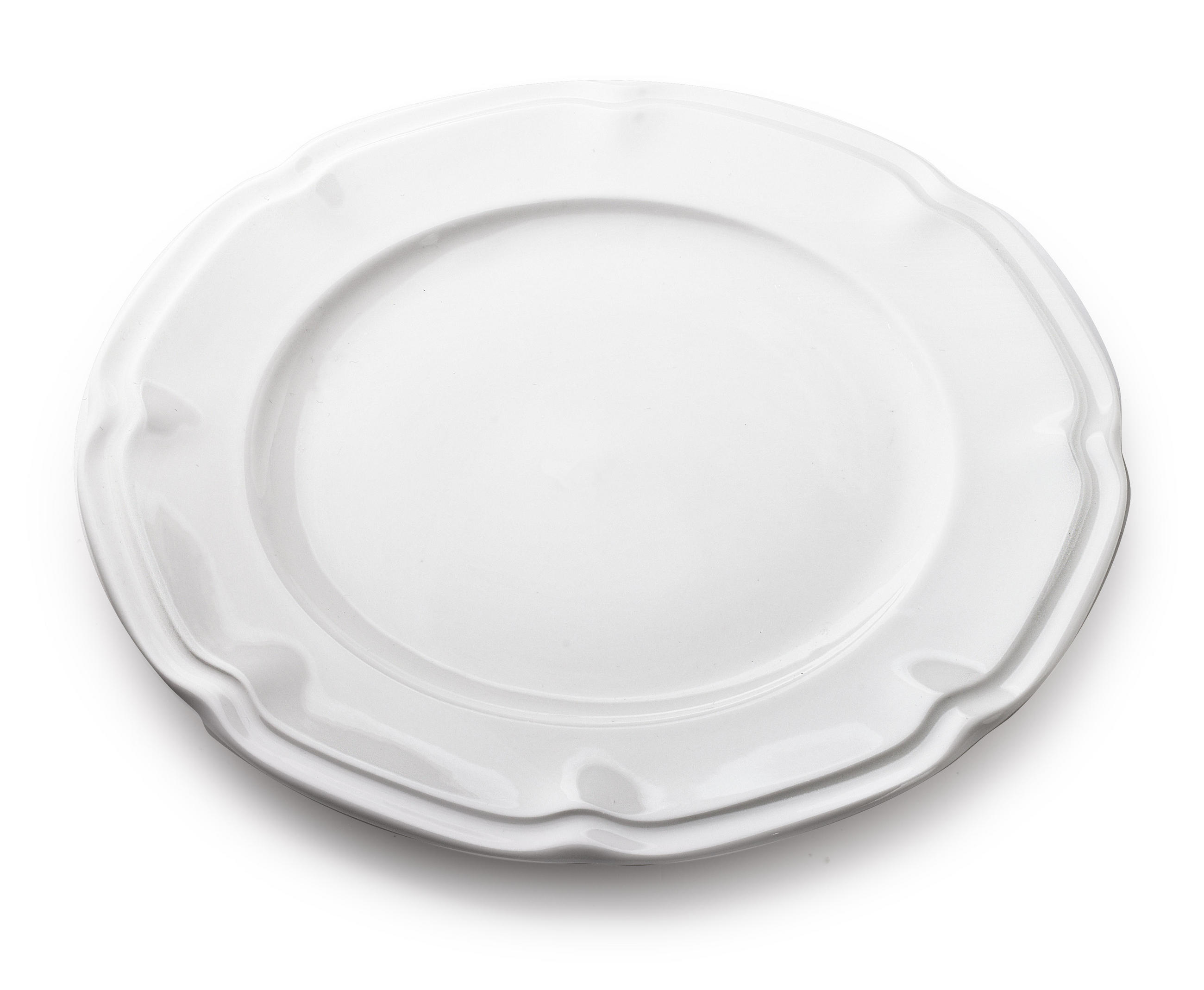 DINNERTELLER Hella Weiß 26/26/2 cm Keramik - Weiß, Keramik (26cm) - Mondex