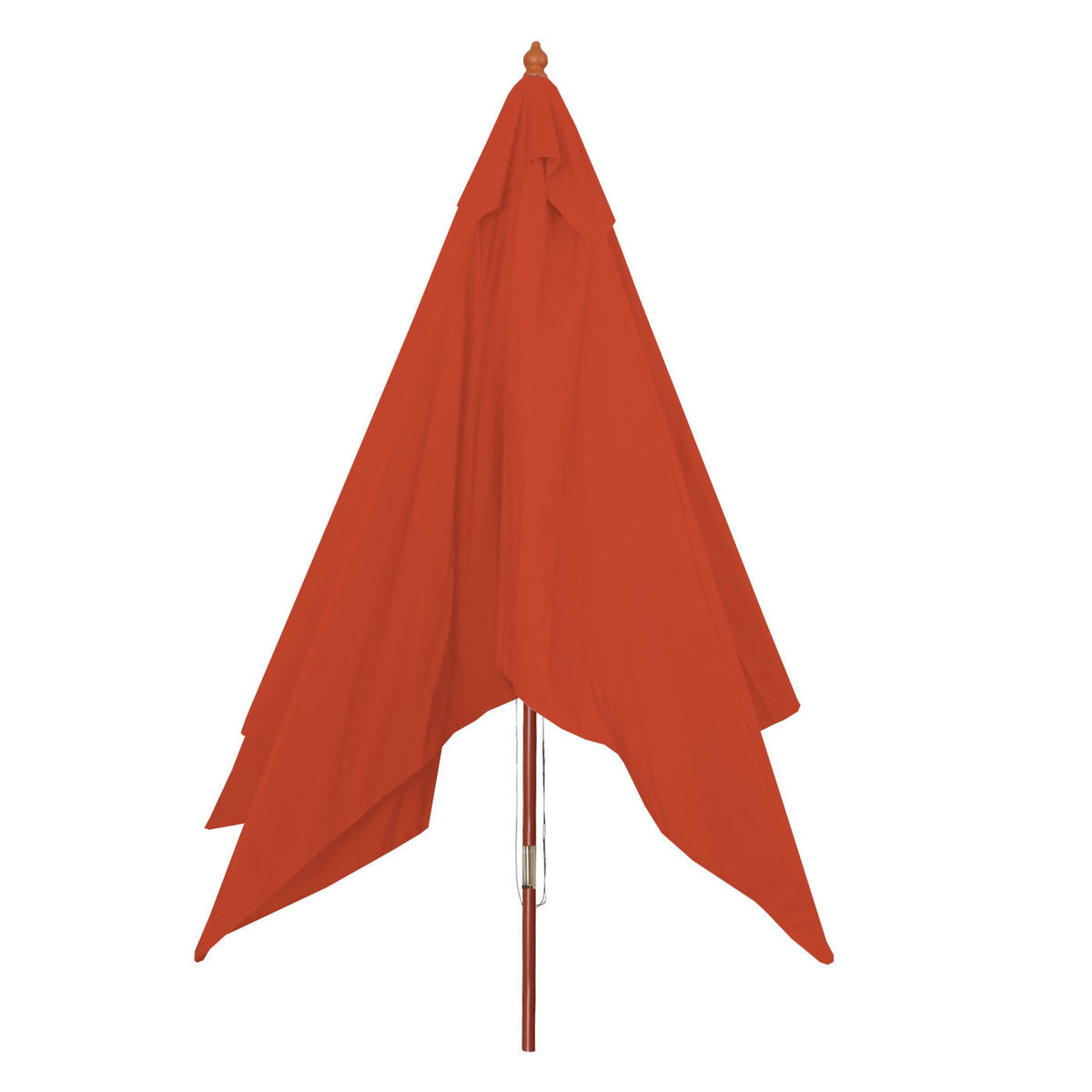SONNENSCHIRM Orange - Orange, Holz (400/300cm) - MCW