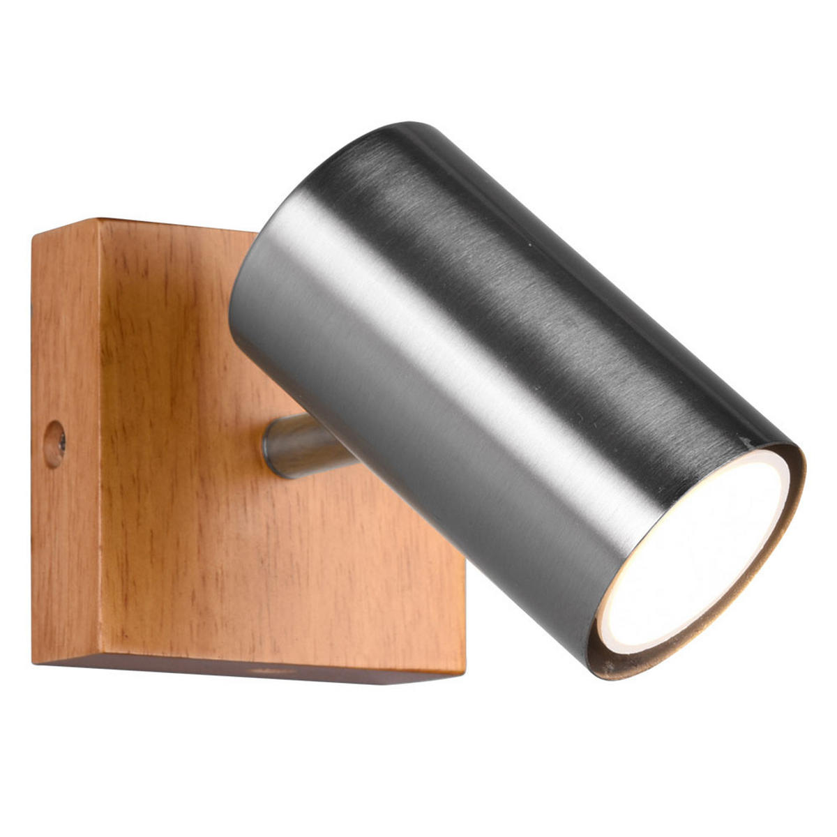 WANDLEUCHTE MARLEY Holz Silber - Silberfarben, Holz (9/16/12cm)