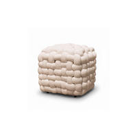 HOCKER ELIO 40/40/40 cm Beige - Beige, Textil (40/40/40cm) - Lookway