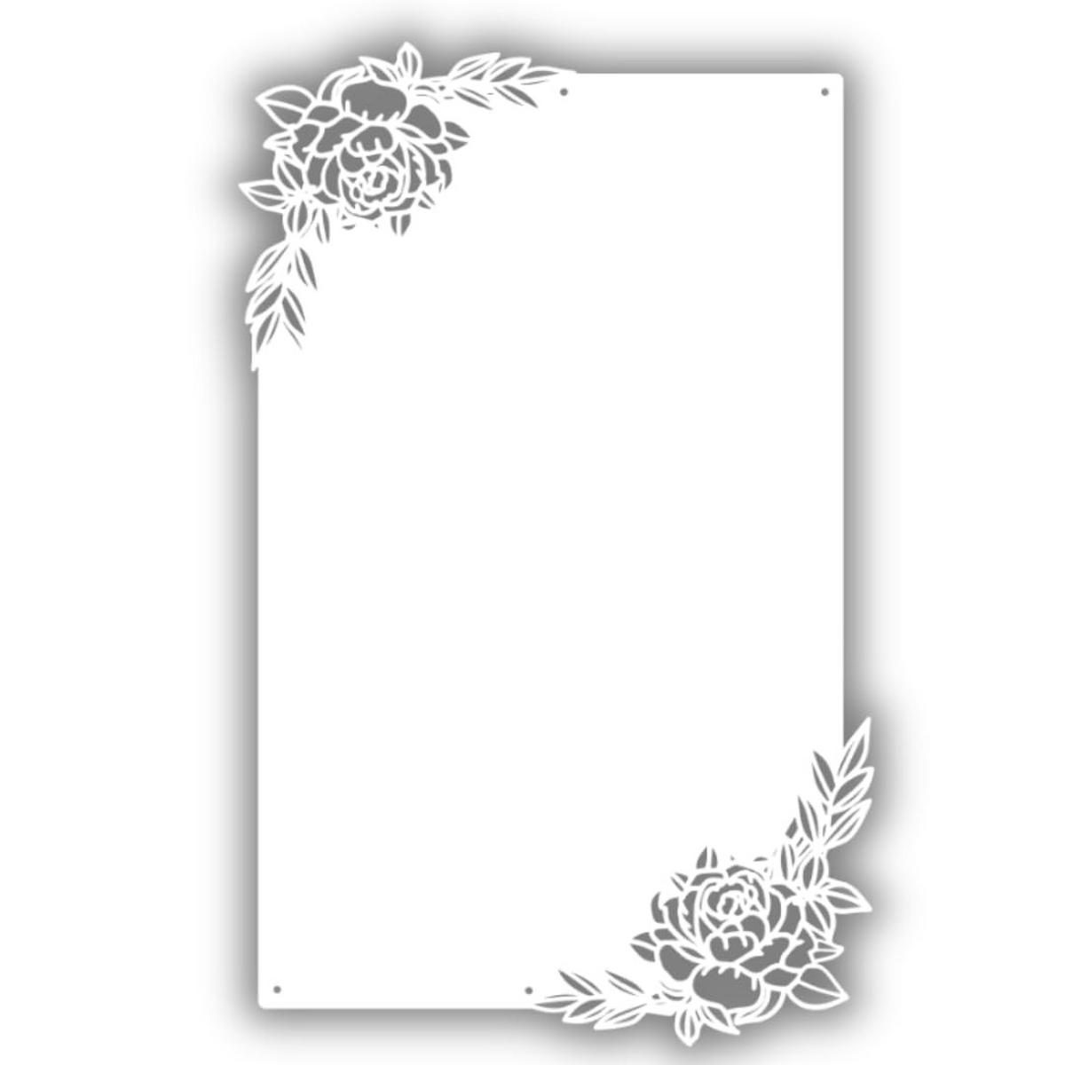 MAGNETTAFEL Klein & Groß Weiß 50x80 cm - Weiß, Metall (50/80/0.7cm) - ANWICAR