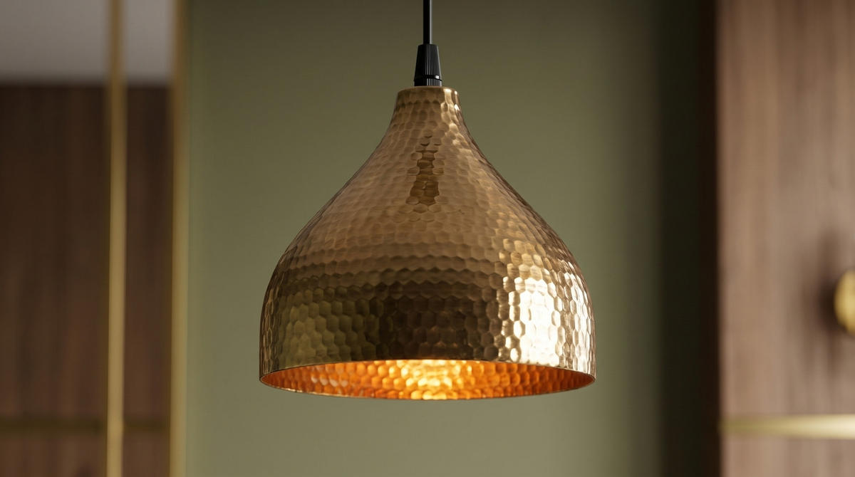 HÄNGELAMPE CORTINA Bronze Metall - Bronzefarben, Metall (18/18/114cm) - KAWOLA