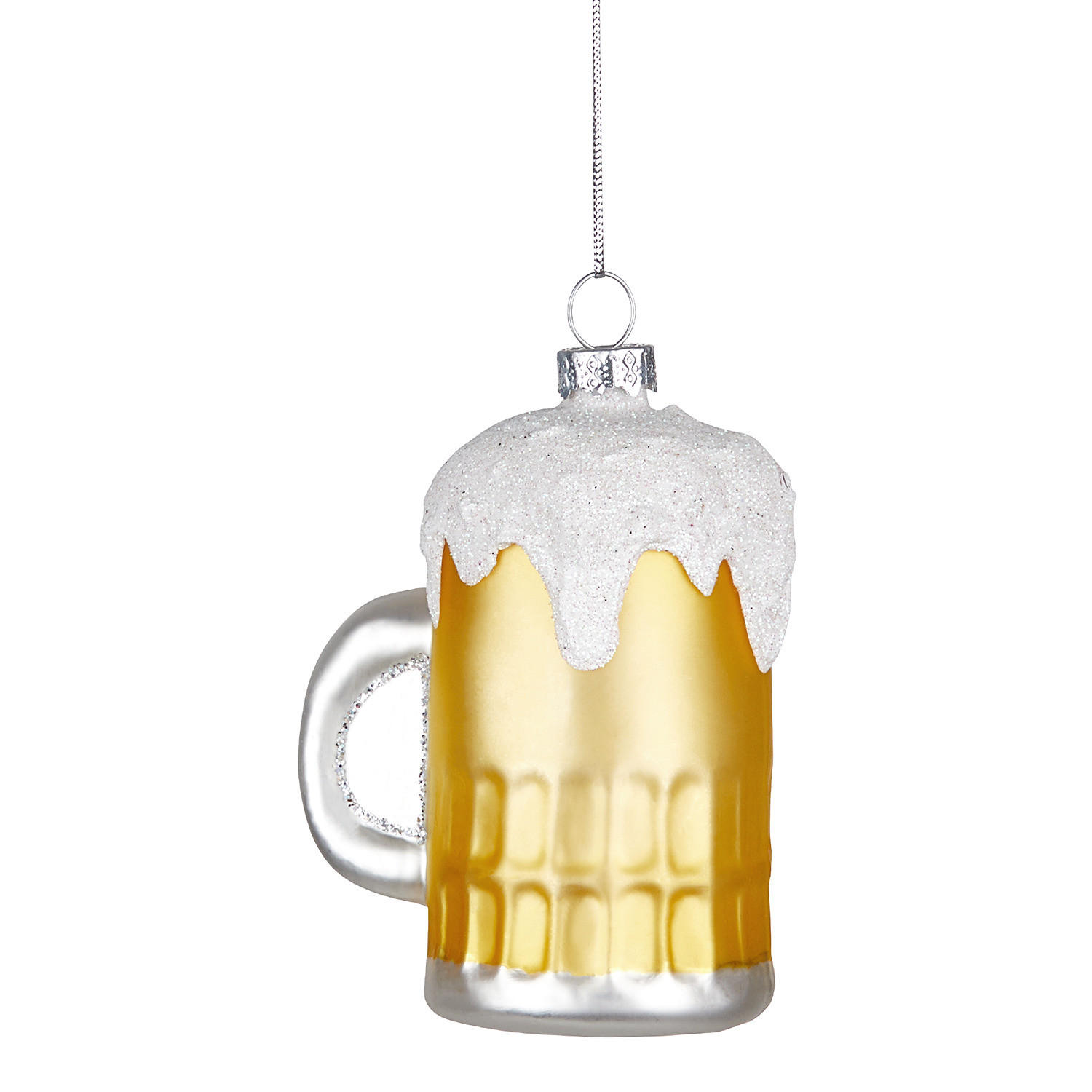 BAUMANHÄNGER Hang On Bierglas - Gelb, Glas (9/10/6cm) - Butlers