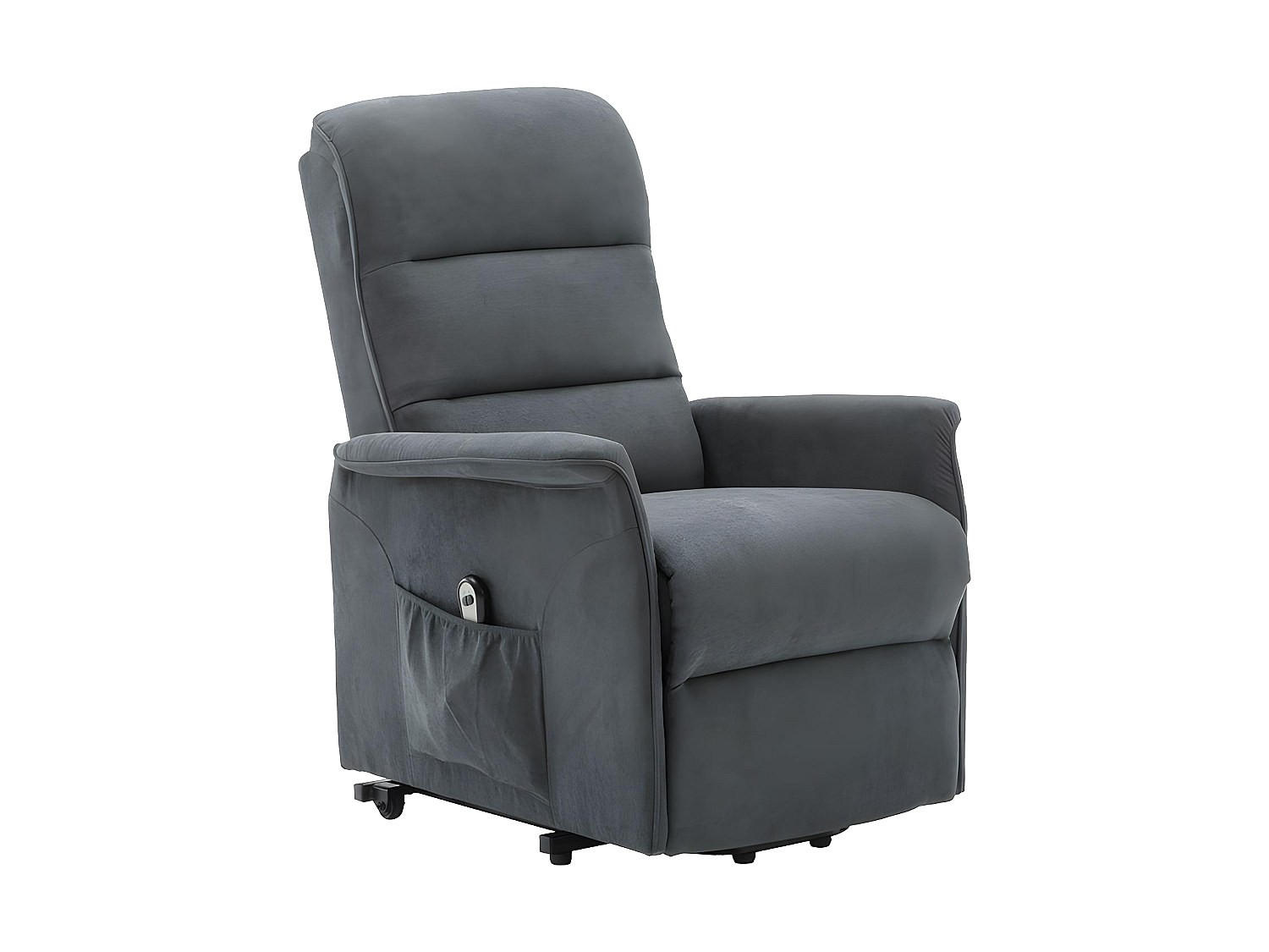 RELAXSESSEL Fernsehsessel elektrisch - Stoff - Anthrazit - CAPUCINE - Anthrazit, Textil (94/100/73cm) - Vente-Unique