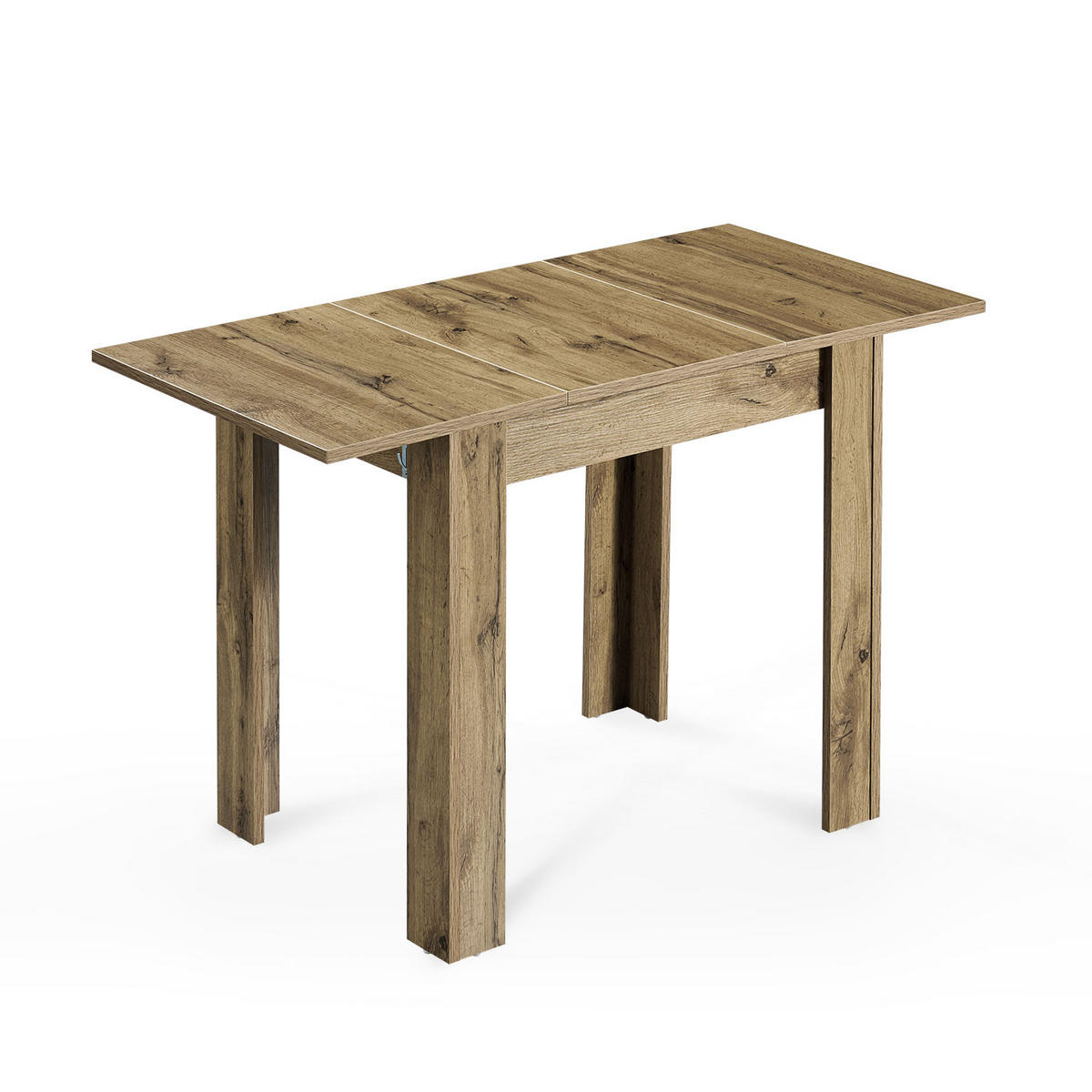 ESSTISCH LIVIUS 80-120/60/74 cm - Eiche Artisan, Holzwerkstoff (80/60/74cm) - B&D Home