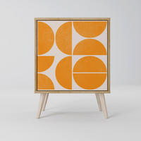 SIDEBOARD RECURRING DREAMS, Eichefarben, 57,5x42x77,5 cm, Schräge Buchenholzfüße - Eichefarben/Buchefarben, Holzwerkstoff/Buchenholz (57.5/77.5/42cm) - SpaceRebels
