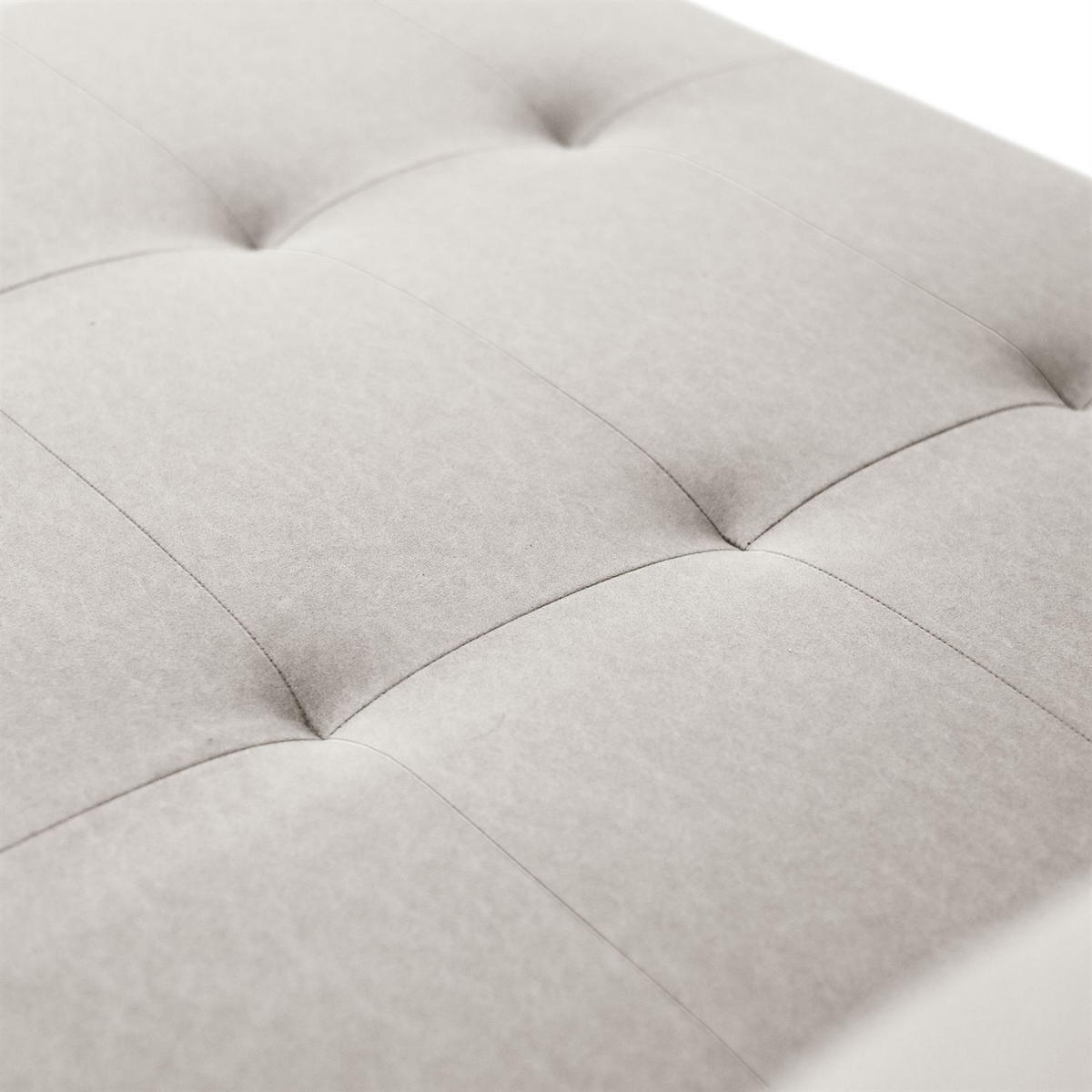 ECKSOFA APOLLO L mit Schlaffunktion und Bettkasten – linke Seite - Ecru, Textil (246/188cm) - Lookway