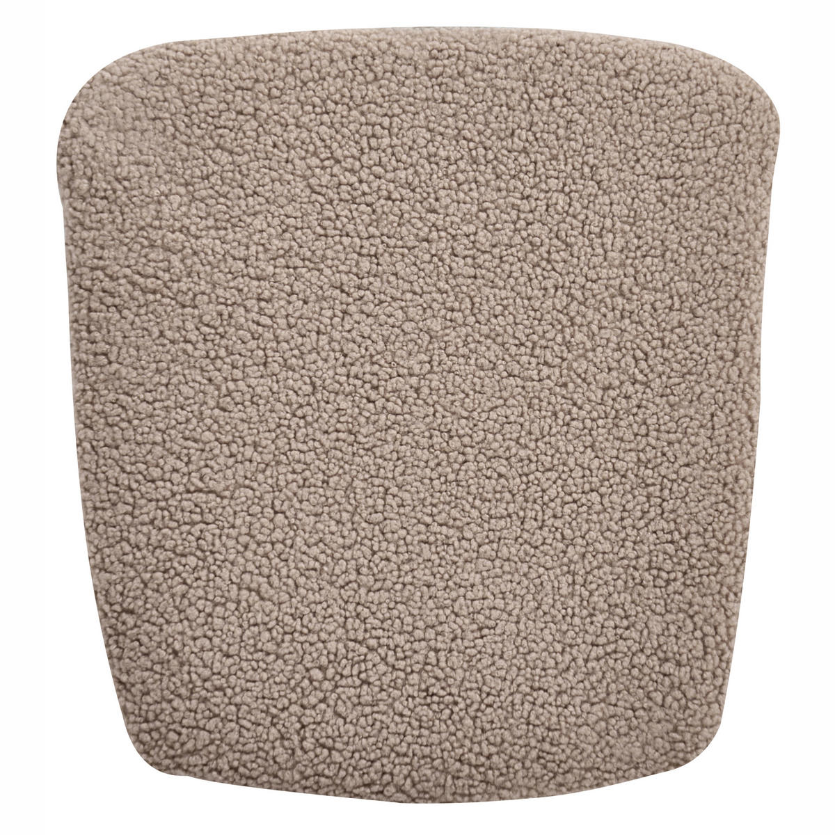 HOUPACÍ KŘESLO Bouclé Taupe Sandve - černá/hnědá, textil (72/98/87cm) - Beliani