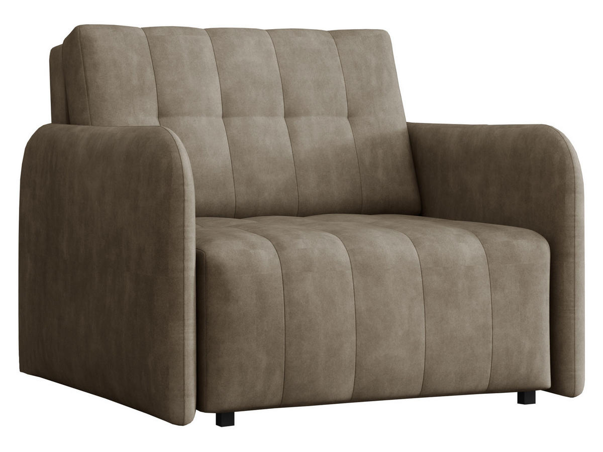 SCHLAFSOFA Viva Grand I - Schwarz/Naturfarben, Holz/Kunststoff (98/85/95cm) - MIRJAN24