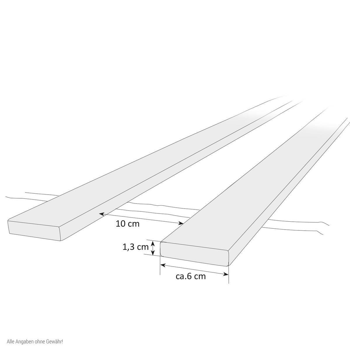ROLLROST 180/200 cm Kiefer - Braun, Holz (180/200cm) - Homestyle4u