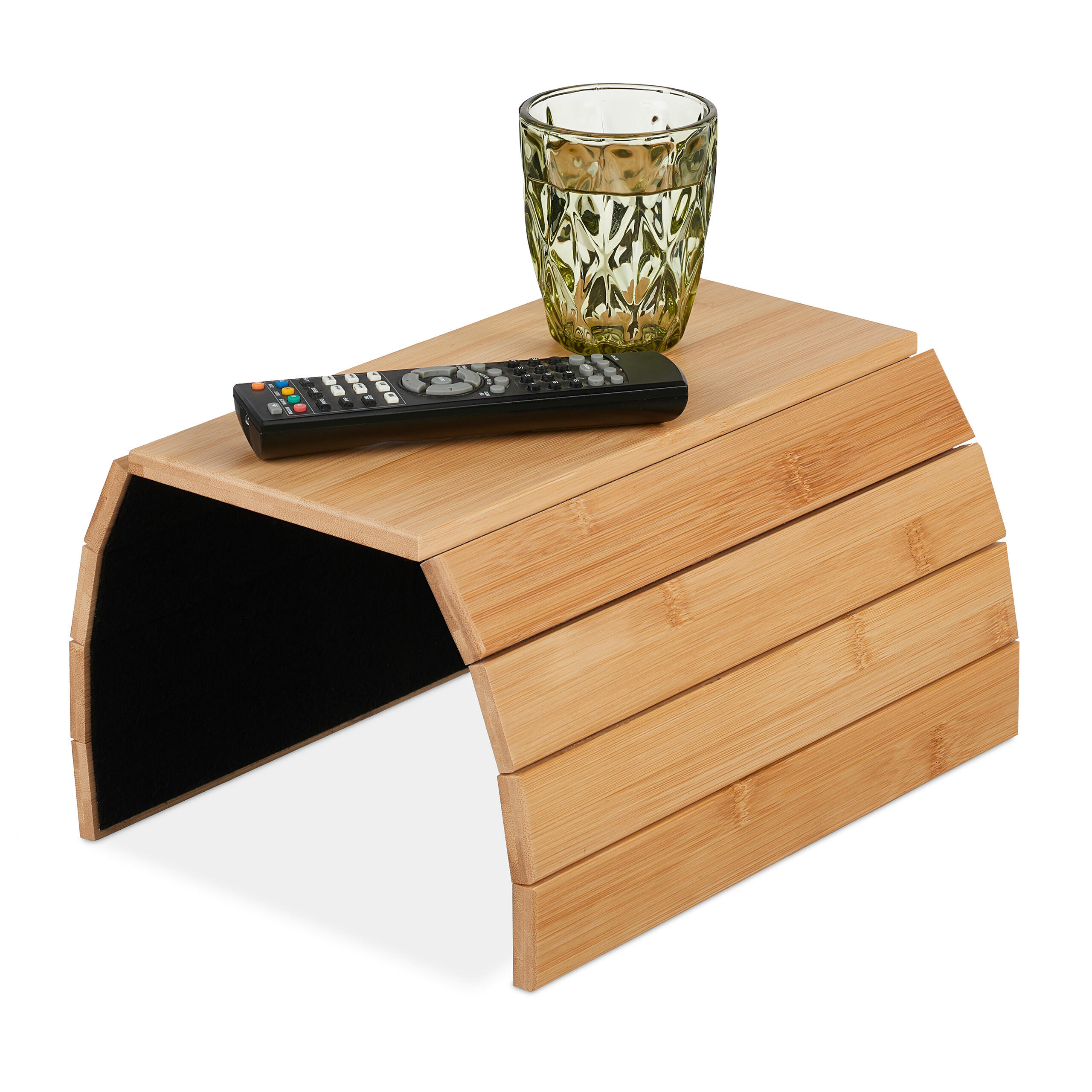 Relaxdays PODNOS Přírodní bambus ohebný skládací 48x32 cm