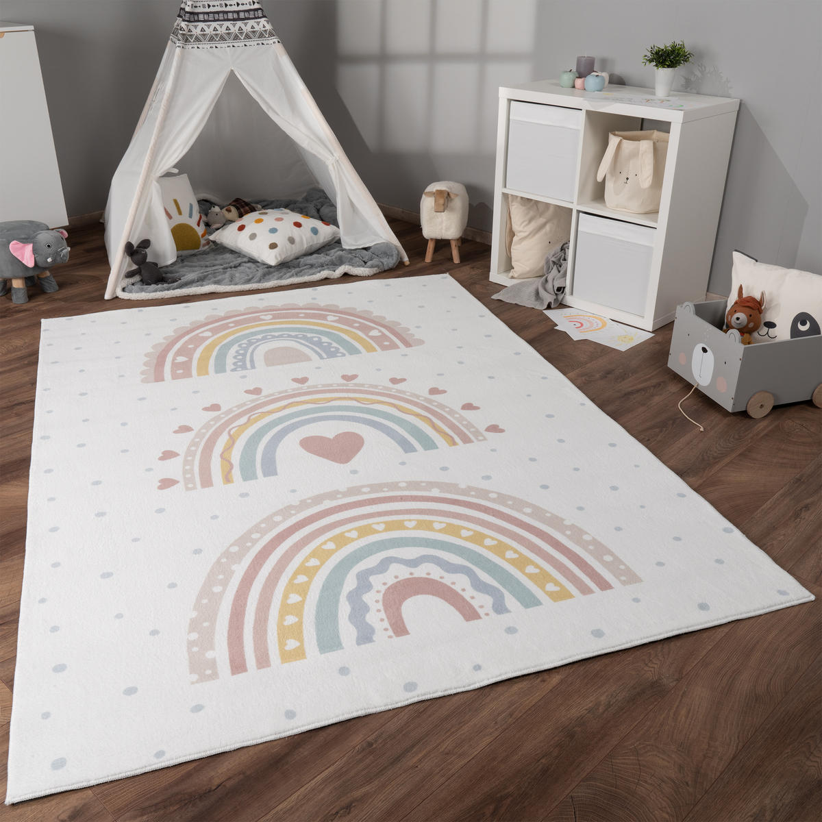 KINDERTEPPICH 160/220 cm Eliz 392 - Rosa, Textil (160/220cm) - Paco Home