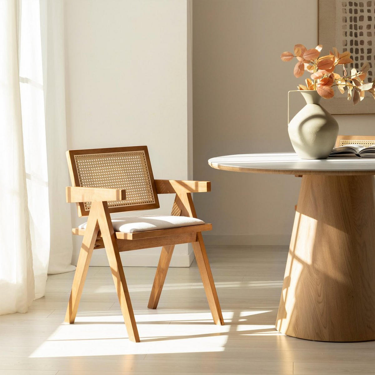 ESSZIMMERSTUHL Nelha Walnuss 61 cm x 79 cm 2er-Set - Walnussfarben, Textil (61/79/60cm) - Klast Home