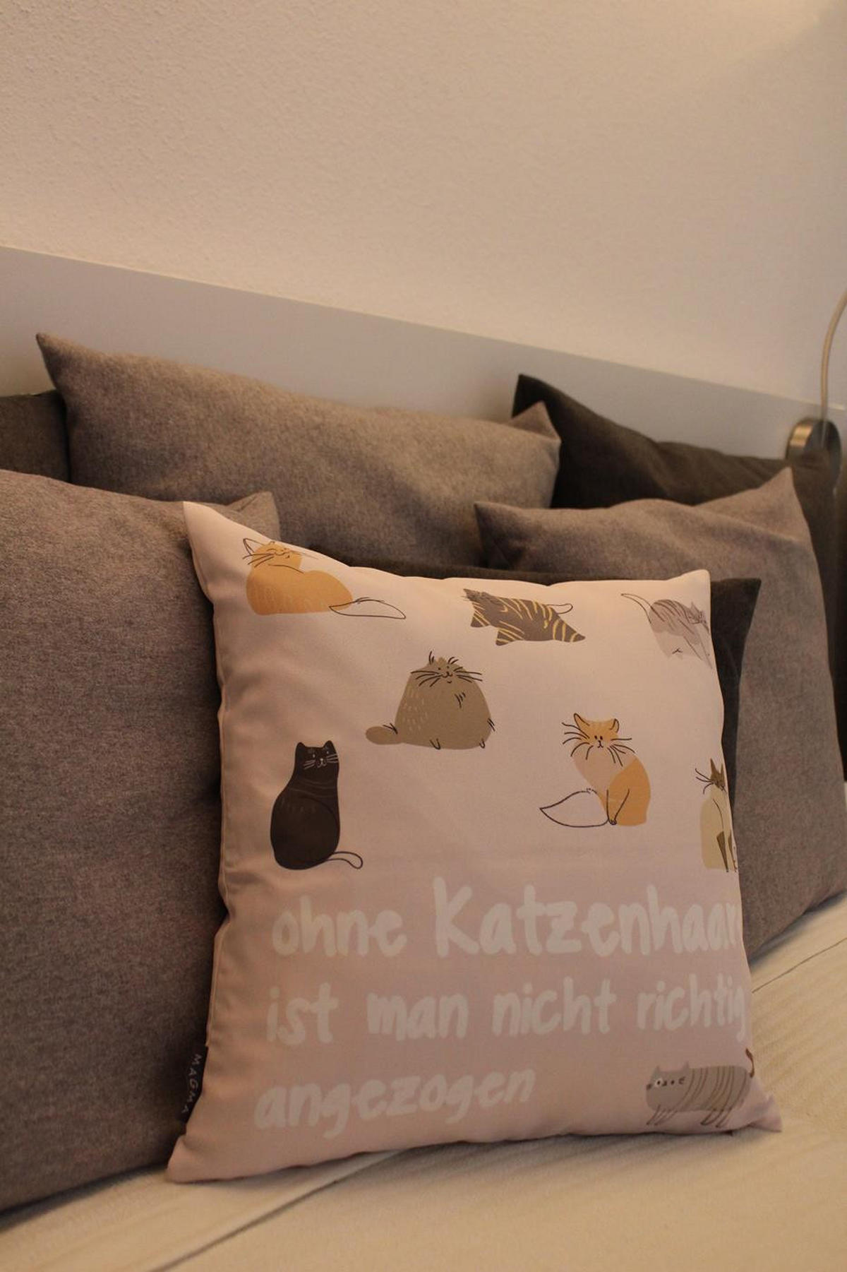 KISSENHÜLLE TIERISCH - Hellrosa, Textil (45/45cm) - Magma Heimtexx