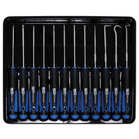 FEINMECHANIKER-SCHRAUBENDREHER UND HAKEN-SATZ | 12-TLG. - Multicolor, Kunststoff/Metall (1/1cm) - BGS technic