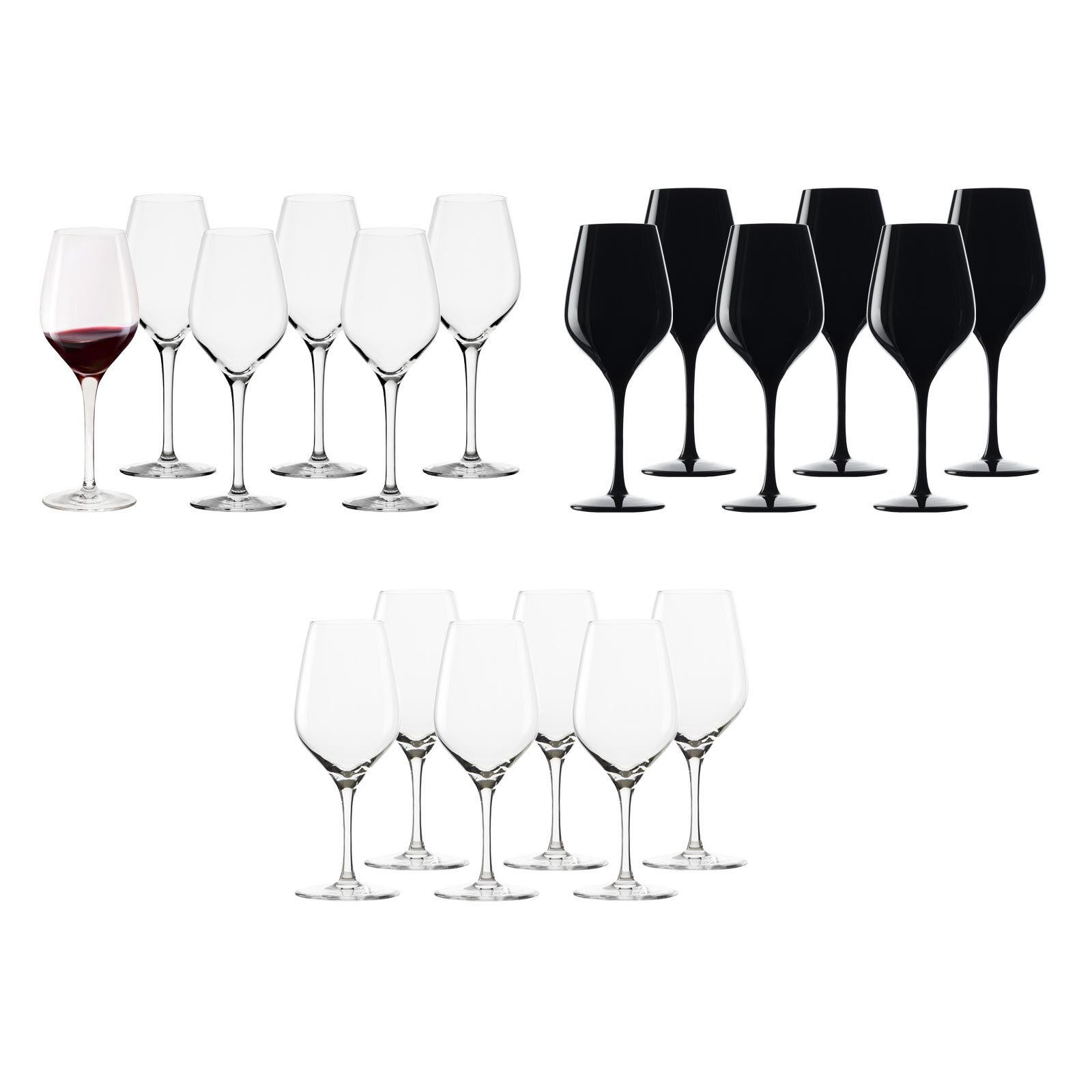 WEIN TASTINGGLÄSER Exquisit transparent 18er Set - Transparent, Glas - Stölzle Lausitz