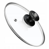 DECKEL mit Griff, 26 cm, 1 Stück - Transparent, Glas/Kunststoff (26cm) - KADAX