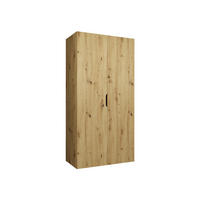 DREHTÜRENSCHRANK Malaga 100 - Eiche Artisan, Holzwerkstoff (100/202/52cm) - MIRJAN24