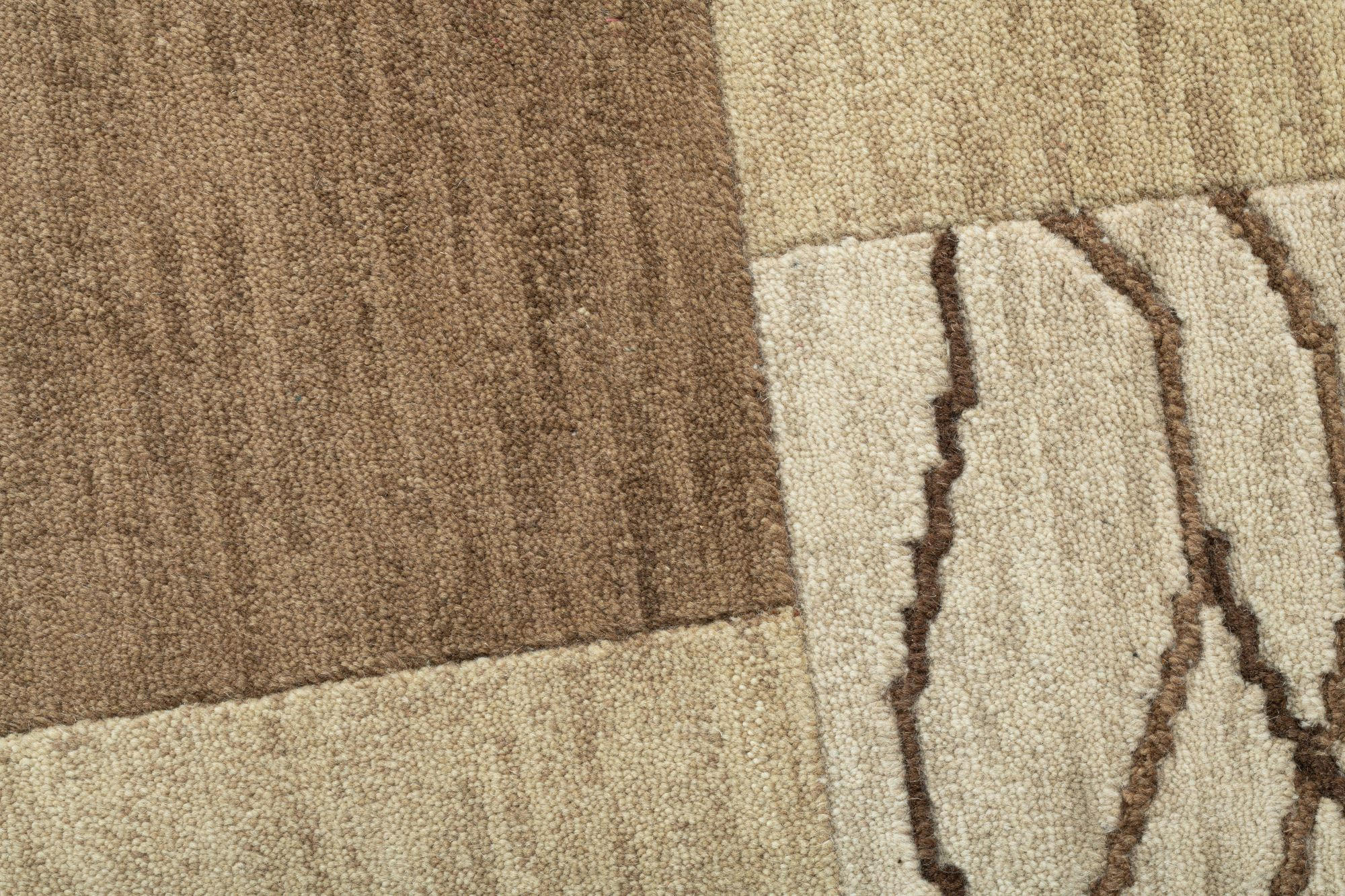 Thumbnail - Theko Handtuftteppich, Braun, Textil, Patchwork, Rechteckig, 300x400 cm, GoodWeave, antistatisch, Teppiche & Böden, Tepp...