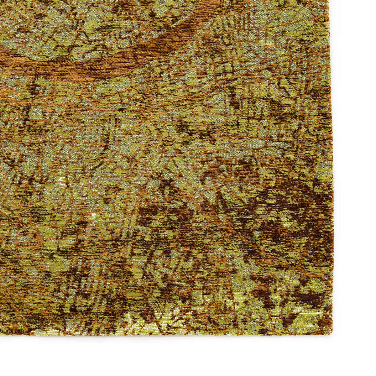 TEPPICH Flachgewebe GREEN CITY Grün 240 x 340 cm - Grün, Textil (240/340cm) - Novatrend