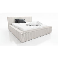 POLSTERBETT RIO 180x200 Beige - Beige, Textil (180/200cm) - A&J MöbelLand