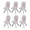 ESSZIMMERSTUHL Beige 6er-Set - Beige, Textil (45/94/45cm) - MCW
