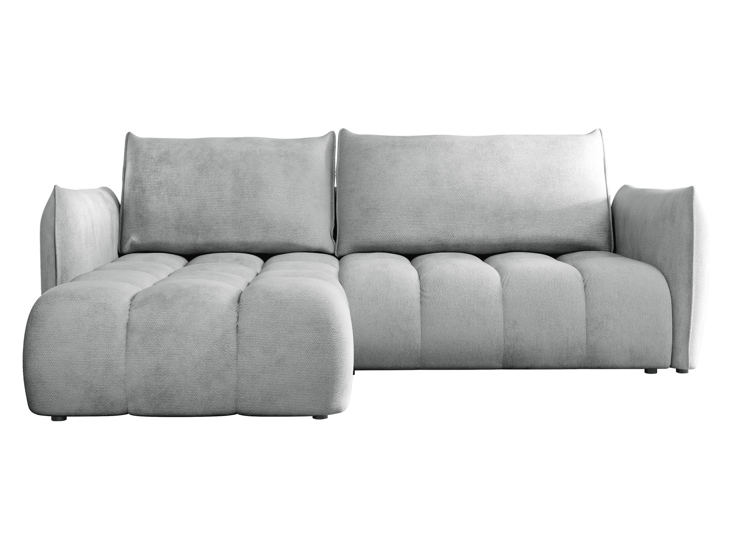 ECKSOFA Marsala, Seite: Links - Schwarz/Grau, Holz/Kunststoff (245/167cm) - MIRJAN24